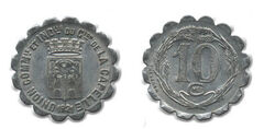 10 centimes (Departamento de Aisne-Comuna de la Capelle )