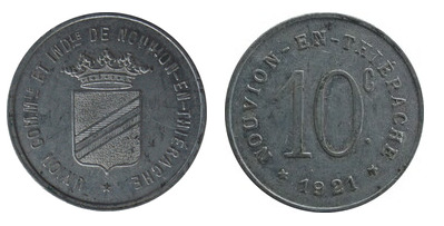 10 centimes (Departamento de Aisne-Comuna de Le Nouvion-en-Thiérache)