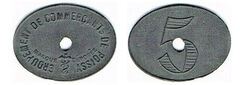 5 centimes (Departamento de Yvelines-Comuna de Poissy)