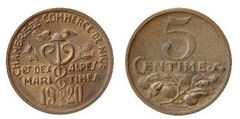 5 centimes (Departamento de Alpes Marítimos-Comuna de Niza)