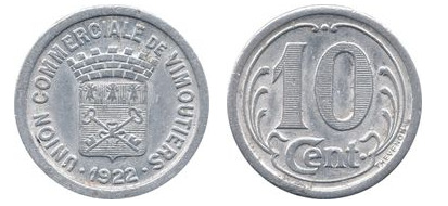 10 centimes (Departamento de Orne-Comuna de Vimoutiers)