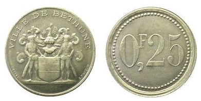 25 centimes (Departamento de Calais-Comuna de Béthune)