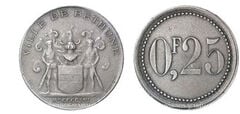 25 centimes (Departamento de Calais-Comuna de Béthune)