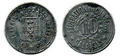 10 centimes (Departamento de Calais-Comuna de Calais)