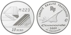 10 euro (40 Aniversario del Primer Vuelo del Concorde)