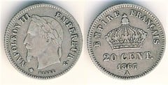 20 centimes (Napoleón III)