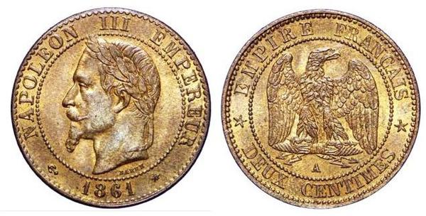 2 centimes (Napoleón III)