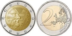 2 euro (90 Aniversario del Nacimiento de Jacques Chirac)