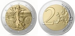2 euro (XXXIII Juegos Olímpicos - París 2024 - Boxeo)
