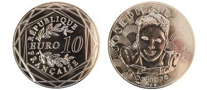 10 euro (50 Aniversario de la Muerte de Josephine Baker)