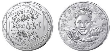 100 euro (50 Aniversario de la Muerte de Josephine Baker)