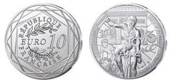 10 euro (50 Aniversario de la Llegada a los Campos Elíseos)
