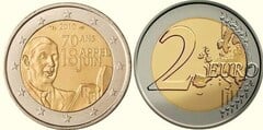 2 euro (70 Aniversario del Llamamiento del 18 de junio)