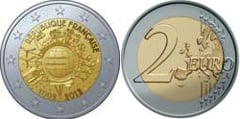 2 euro (10 Aniversario de la Circulación del Euro)