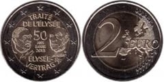 2 euro (50 Aniversario del Tratado del Eliseo)
