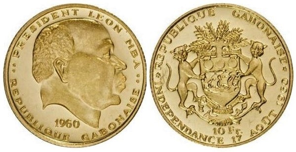 10 francs CFA (Independencia)
