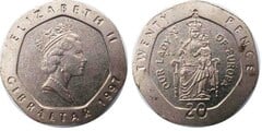 20 pence (Nuestra Señora de Europa)