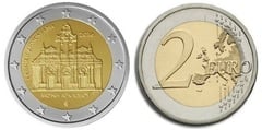 2 euro (150 Aniversario del incendio del Monasterio de Arkadi)