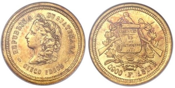 5 pesos