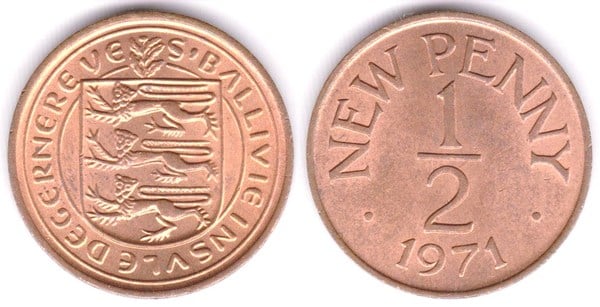 1/2 new penny