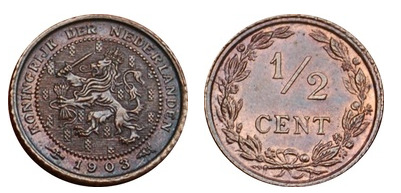 1/2 cent (tipo II)
