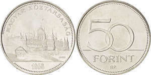 50 forint (50 Aniversario de la Revolución Húngara)
