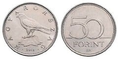 50 forint (Ave Halcón Sacre (Falco cherrug))