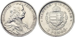 2 pengö (200 Aniversario de la muerte del Príncipe Francisco II Rákóczi)