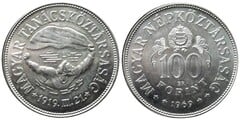 100 forint (50 Aniversario de los Consejos de la República)