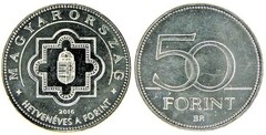 50 forint (70 Aniversario de la Introducción del Forint)