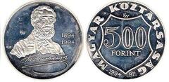 500 forint (100 Aniversario de la muerte de Lajos Kossuth)