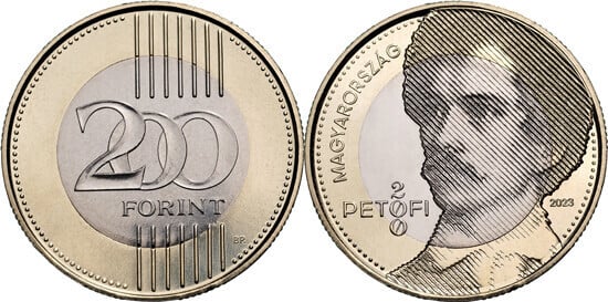 200 forint (Bicentenario del Nacimiento de Sándor Petőfi)