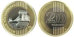 200 forint (Puente de las Cadenas de Széchenyi)