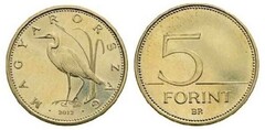 5 forint (Ave Garza Blanca (Egretta alba))
