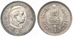 1 rupee (100 Aniversario del Nacimiento de Nehru)