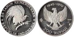 200 rupiah (25 Aniversario de la Independencia)