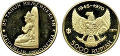 5.000 rupiah (25 Aniversario de la Independencia)