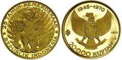 20.000 rupiah (25 Aniversario de la Independencia)