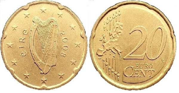 compensar Volcánico Impotencia Moneda 20 euro cent 2007-2020 de Irlanda | Foronum
