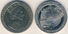 1 crown (200 Aniversario de la Navegación a Vapor - Queen Mary)