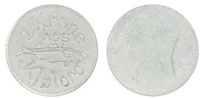 1 krone (J. F. Kjølbro-Moneda de emergencia)