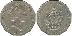 50 centavos (10 Aniversario de la Independencia)