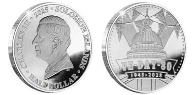 1/2 dollar (Día de la Victoria)