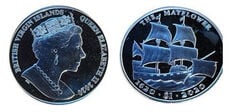 1 dollar (400 aniversario del viaje de Mayflowers)