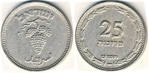 25 prutah
