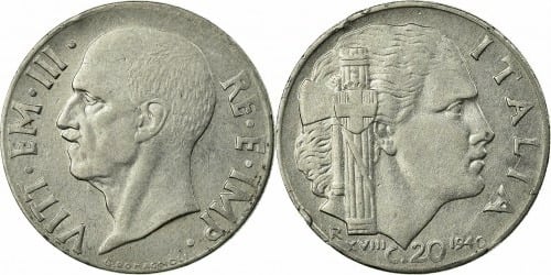 20 centesimi (Vittorio Emanuele III)