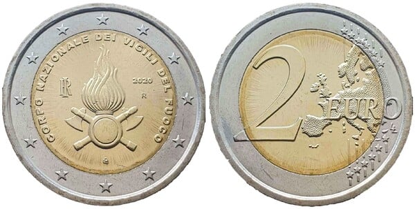 2 euro (Cuerpo Nacional de Bomberos)