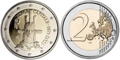 2 euro (150 Aniversario del Establecimiento de Roma Capital)