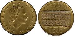 200 lire (100 Aniversario de la Conciliación del Estado)