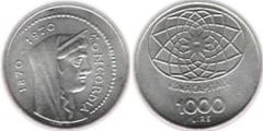 1.000 lire (Centenario de Roma como Capital Italiana)
